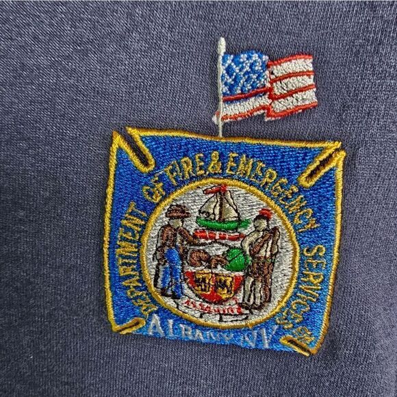 T-shirt men Gray size m department of fire & emergency service 148 - Picture 3 of 4
